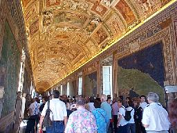 My favorite part of the Vatican Museum: the map room (I bought a map here and cleverly left it at the train station in Rome).