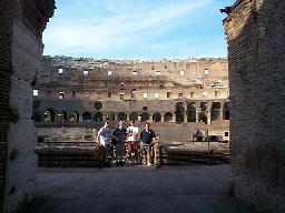 Forrest, myself, Chris and Randy at the Colusseum.