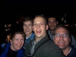 On the way back from dinner, again on the Ponte di Rialto.