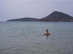 A shot of Chris at Tolo. He didn't want to come out of the water.