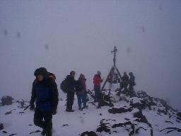 We hit a deserted weather station around 8000 feet.