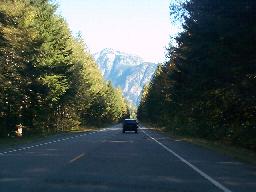 Heading into the Cascades on route 20