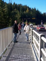 Loitering on the bridge