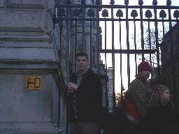 Chris, just after he took a picture of 10 Downing Street (the Prime Minister's residence).