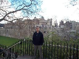 Chris in front of the Tower complex.