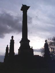 Castle Howard's own Ozymandias.  I suspect the real Ozymandias was a good deal less phallic.