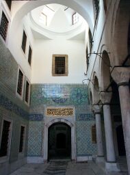 A gateway inside the harem.