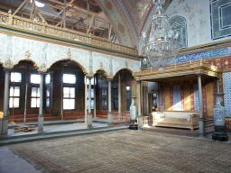 The Sultan's receiving room in the harem.