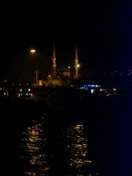 A view of the mosque from the water.