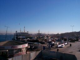 Ferries at Eminonu.