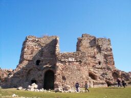 The fortress from below.