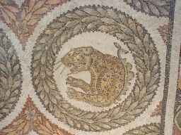 Same mosaic, detail of a leopard (I think).