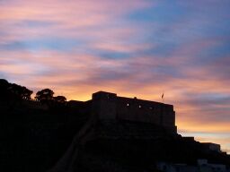 Dawn over the casbah in Le Kef.