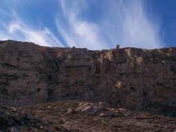 The stairs up Jugurtha's Table.