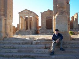 Myself in front of the temples.