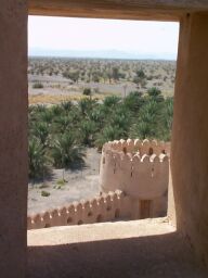 Looking out onto the plains of Jabrin.