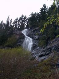 I'd passed this same stream in the fall on another hike, it was only a trickle then.