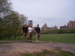 Posers in Central Park.