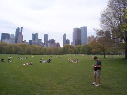 Chris in Central Park.