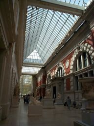 Atrium in the museum.