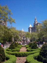 Park in lower Manhattan.