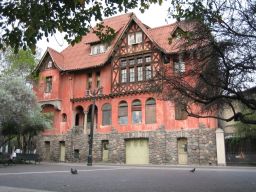 This was a cool house near the base of the Cerro San Cristobal.