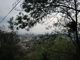 On the funicular.