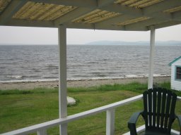 The view from the cottage deck.